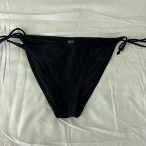 Black Bikini Bottom with Side Ties